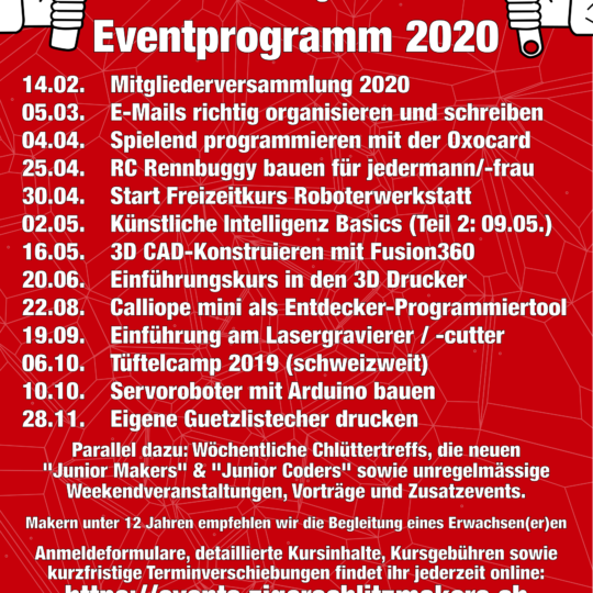 Jahresprogramm 2020